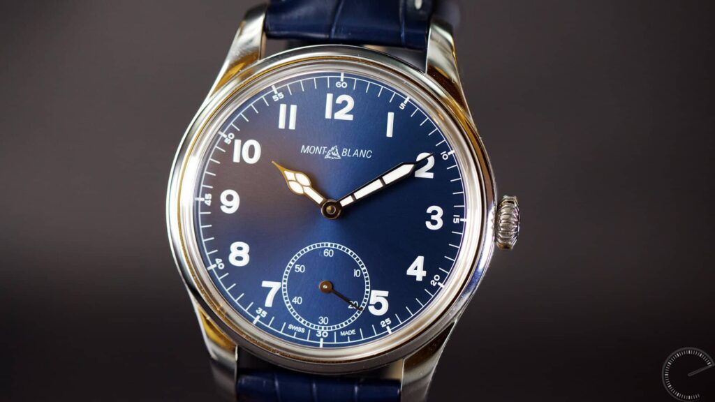 Montblanc 1858 Manual Small Second - inspired by 1930s Minerva watch