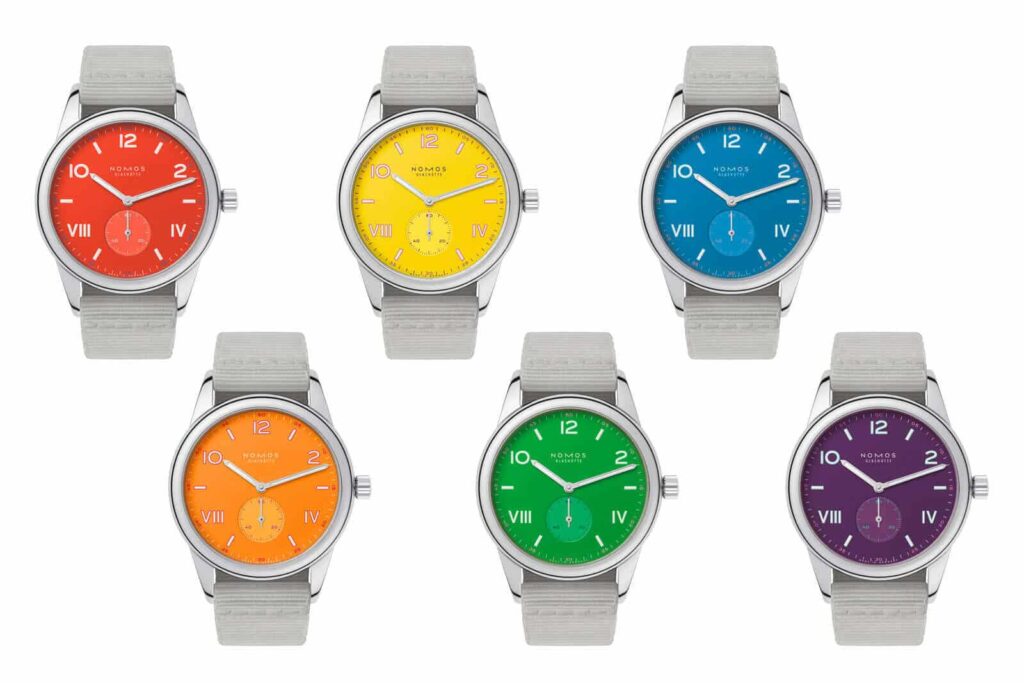 The Cool Hunting + NOMOS Club Campus 38 Limited Edition Pride Models