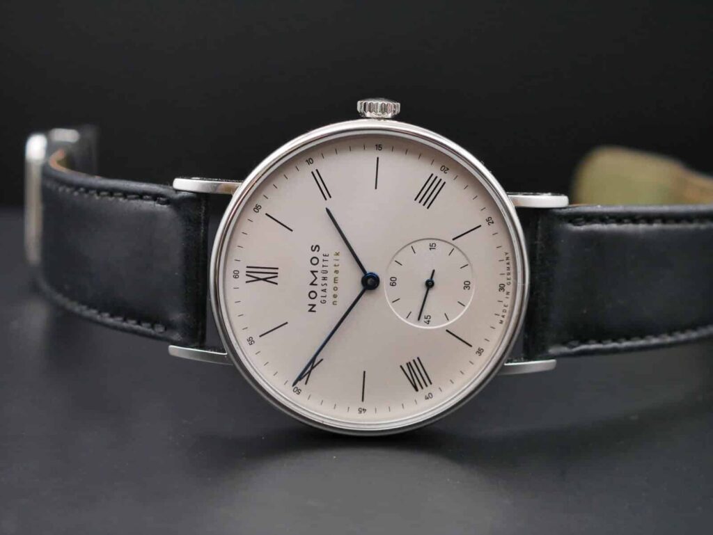 NOMOS Glashütte Ludwig neomatik 39, the standard model and the 175 Years version
