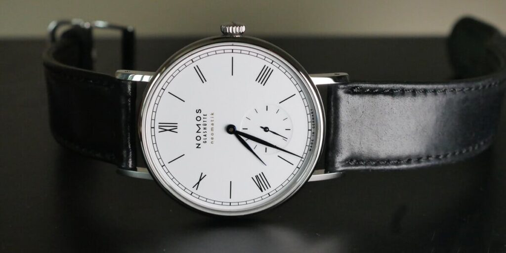 NOMOS Glashütte Ludwig neomatik 39, the standard model and the 175 Years version