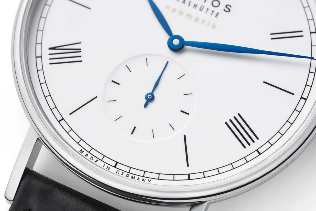 NOMOS Glashütte Ludwig neomatik 39, the standard model and the 175 Years version