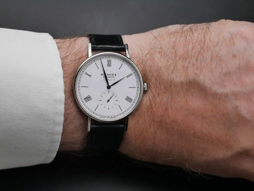 NOMOS Glashütte Ludwig neomatik 39, the standard model and the 175 Years version