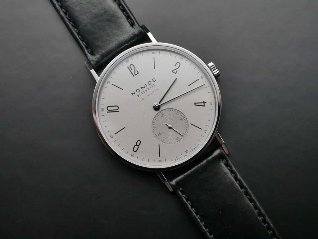 NOMOS Glashütte Tangente neomatik platinum gray