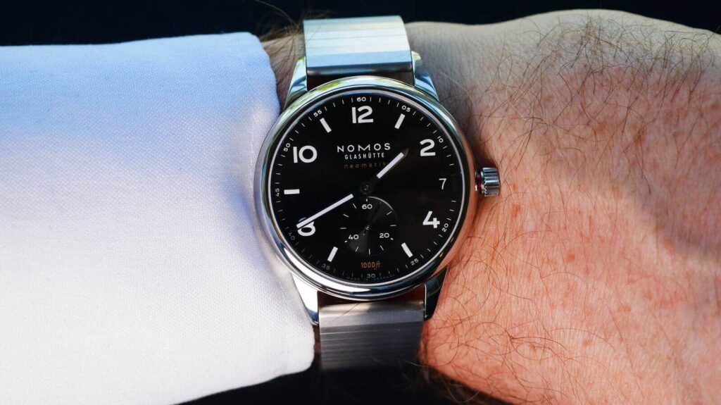 Nomos Glashütte Club Sport neomatik 42 date black