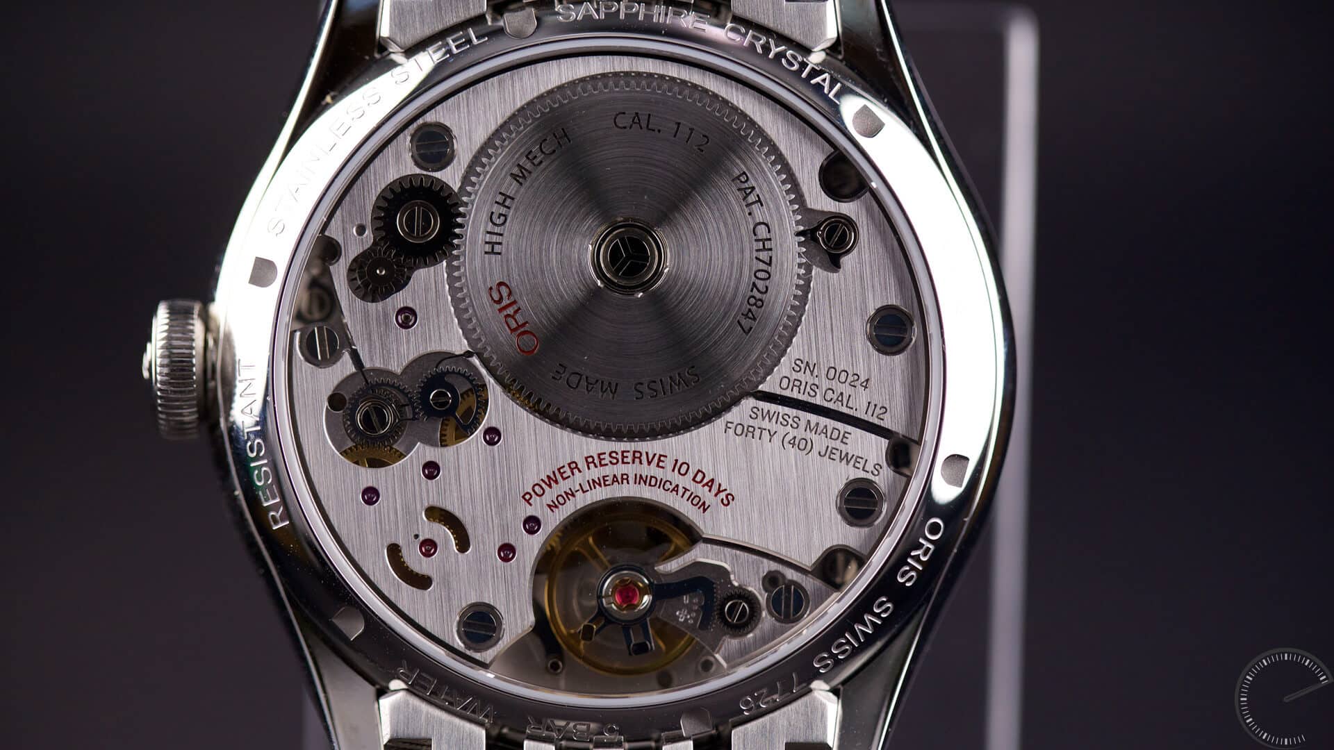 Oris_Artelier_Calibre_112_spring_barrel - ESCAPEMENT MAGAZINE - watch reviews by Angus Davies