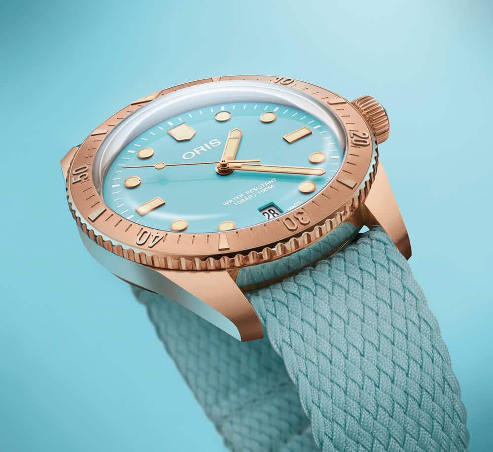 Oris Divers Sixty-Five Cotton Candy