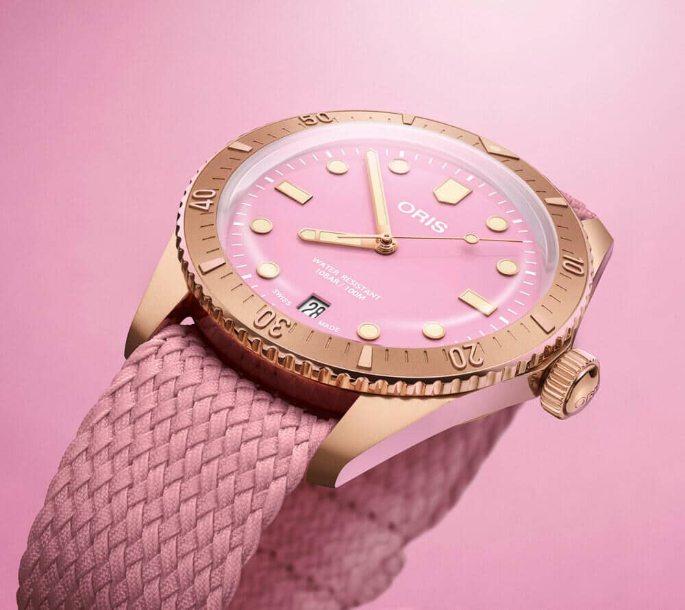 Oris Divers Sixty-Five Cotton Candy
