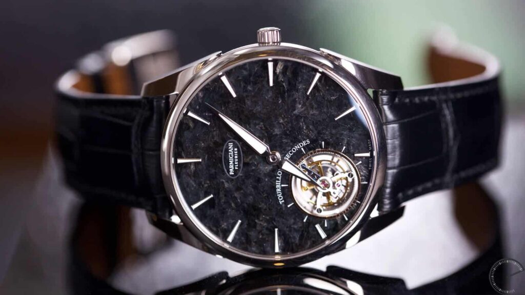 Parmigiani Fleurier Tonda 1950 Tourbillon Ref PFH279-1201400-HA1441 with black jade dial