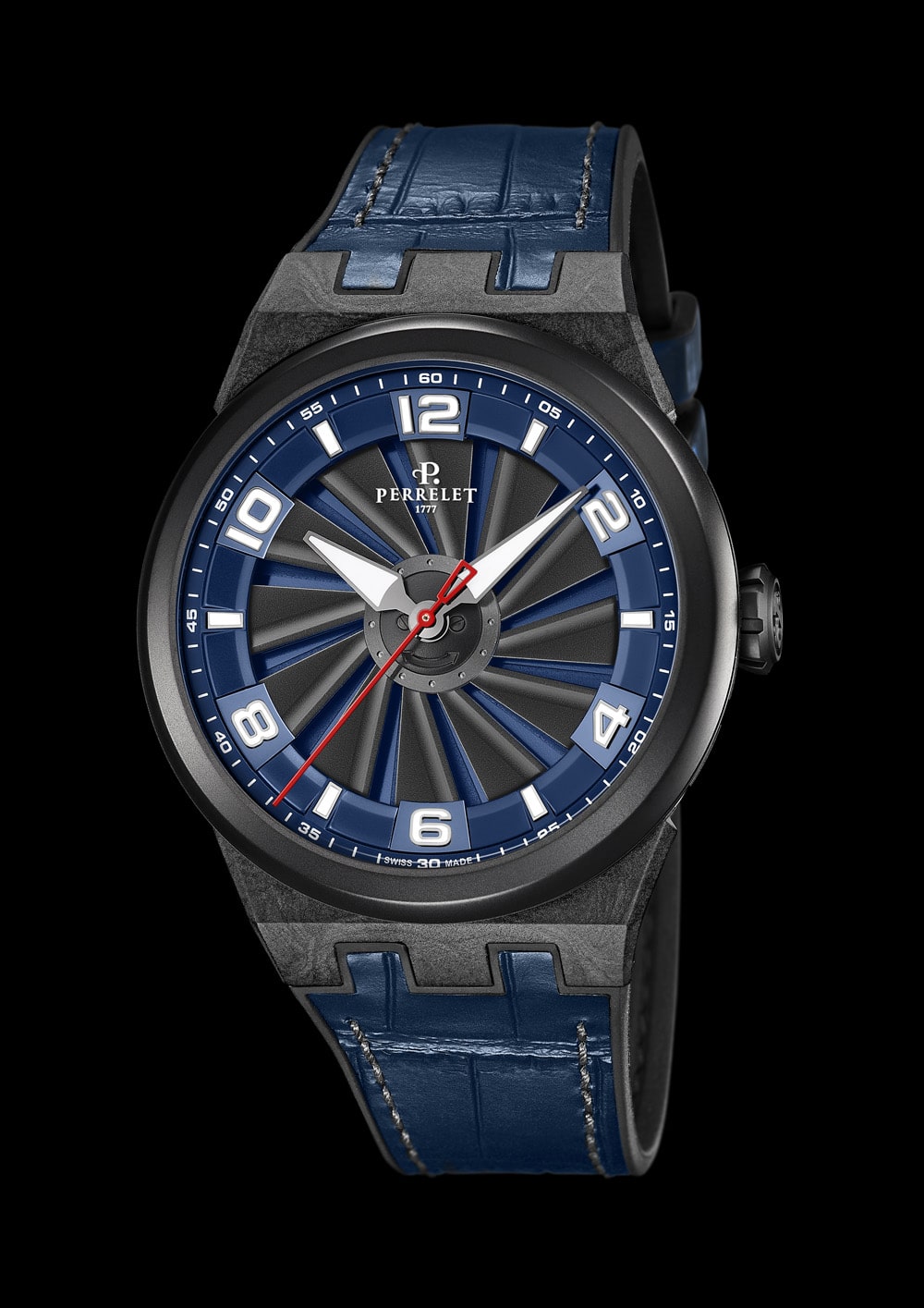 Perrelet Turbine Carbon Midnight Blue