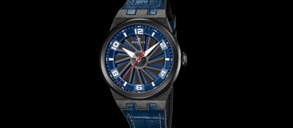 Perrelet Turbine Carbon Midnight Blue