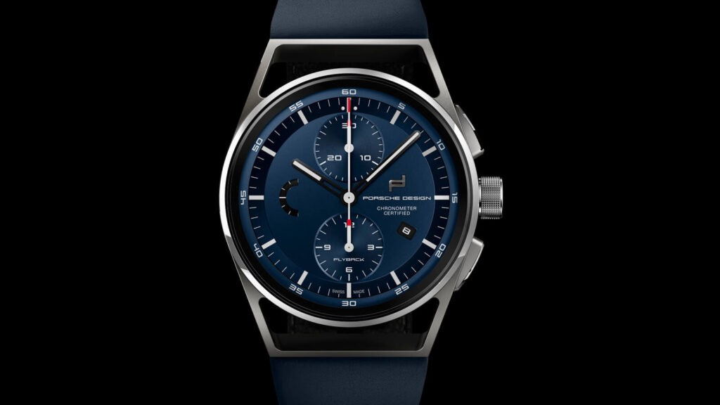 Porsche Design 1919 Chronotimer Flyback Blue & Leather