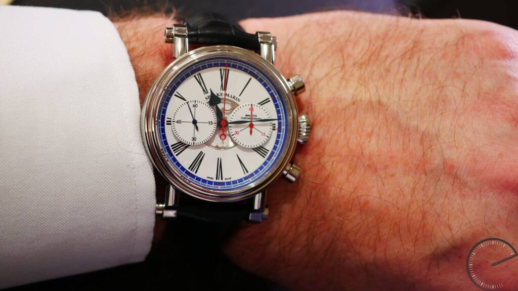 Speake-Marin London Chronograph featuring Valjoux 92 column-wheel chronograph