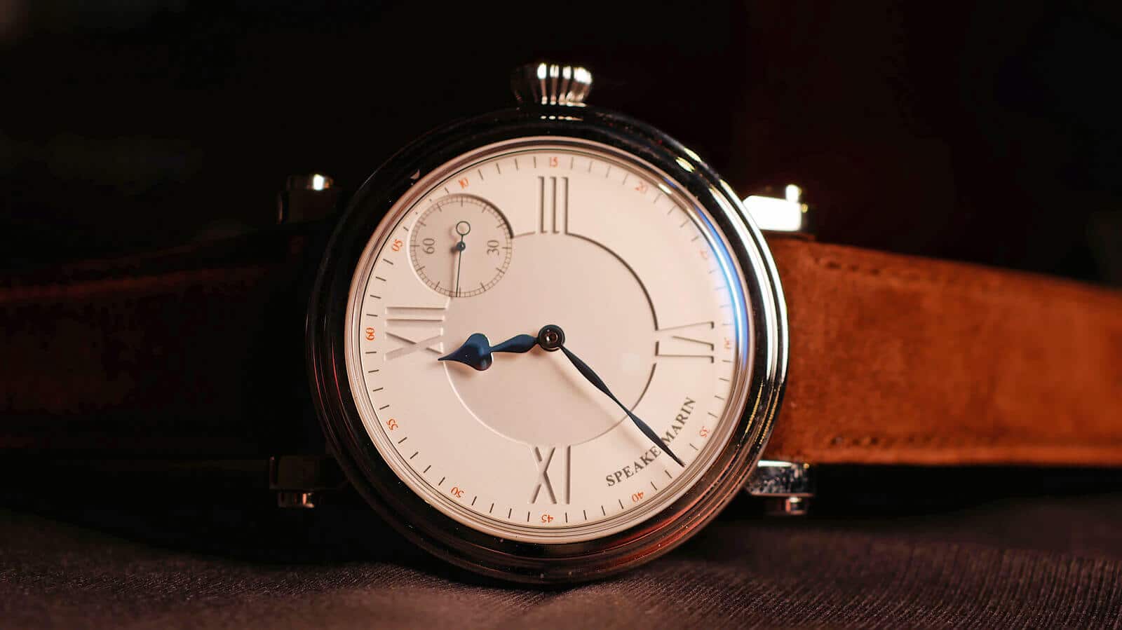 Speake-Marin One & Two Academic - off-centre seconds with in-house movement featuring micro-rotor
