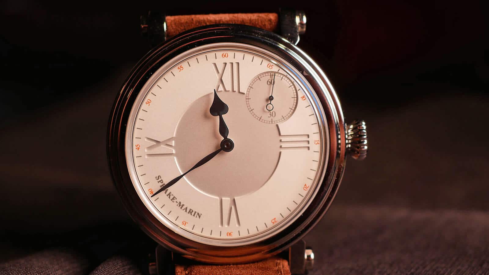 Speake-Marin One & Two Academic - off-centre seconds with in-house movement featuring micro-rotor