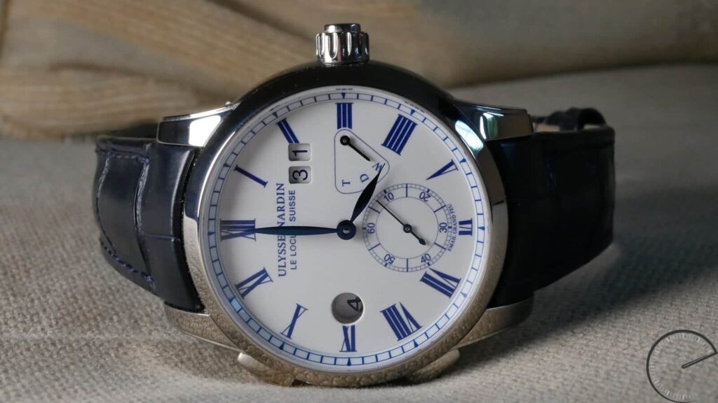 Ulysse Nardin Classic Dual Time Enamel - watch with GMT function and Grand Feu enamel dial