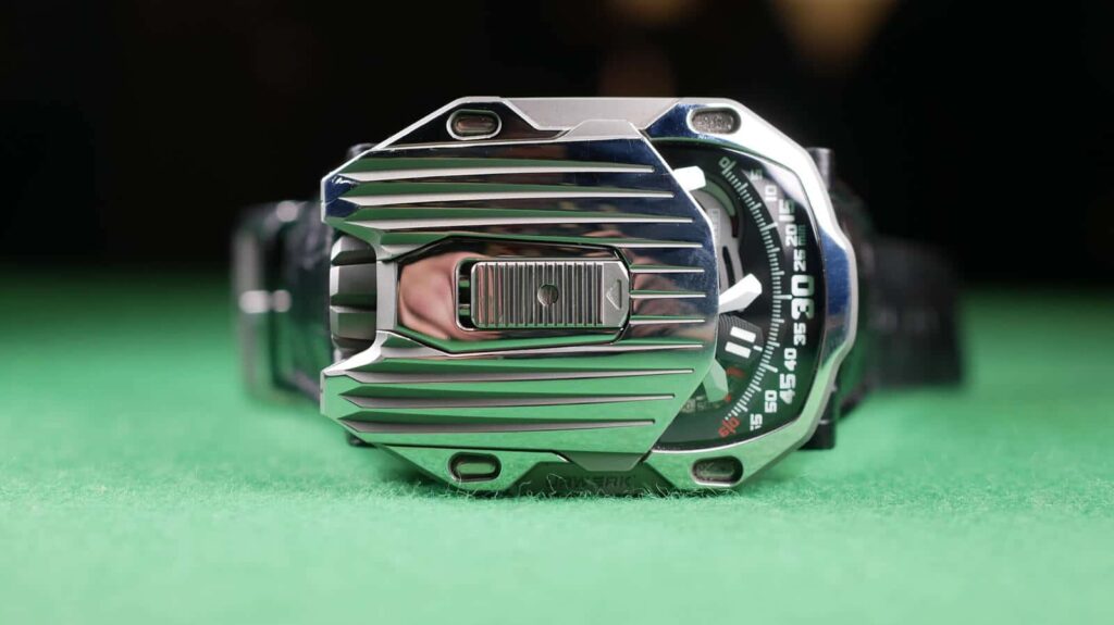 Urwerk UR-105 CT Streamliner - watch featuring wandering hours, minutes, digital seconds and power reserve