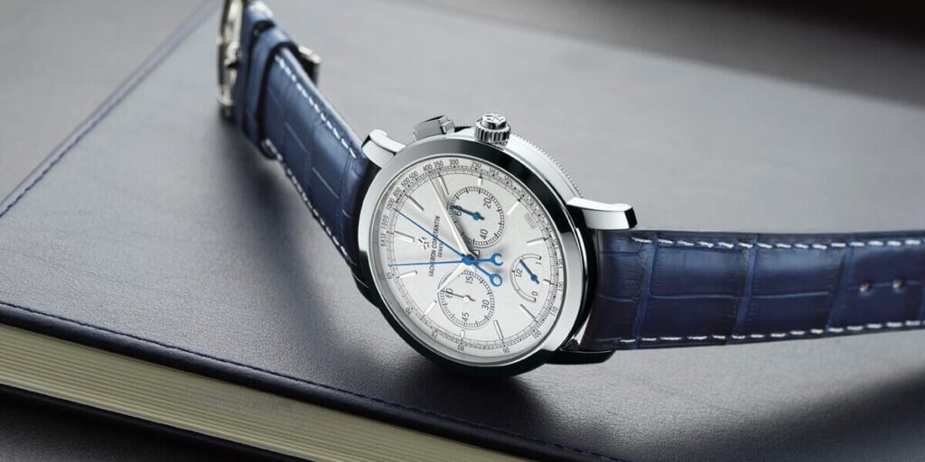 Vacheron Constantin Traditionnelle split-seconds chronograph ultra-thin Collection Excellence Platine