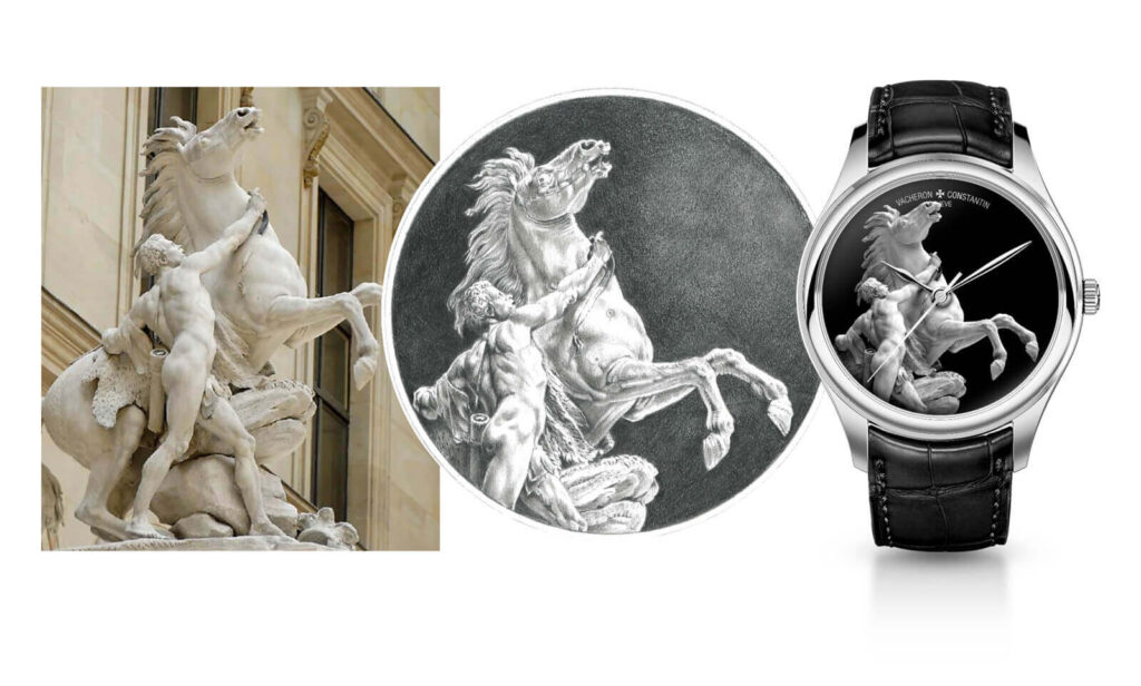 A bespoke Vacheron Constantin Les Cabinotiers watch up for auction at the Louvre Museum
