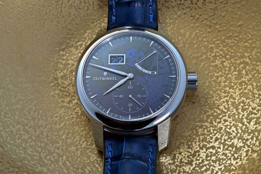 Zeitwinkel 273° Saphir Bleu