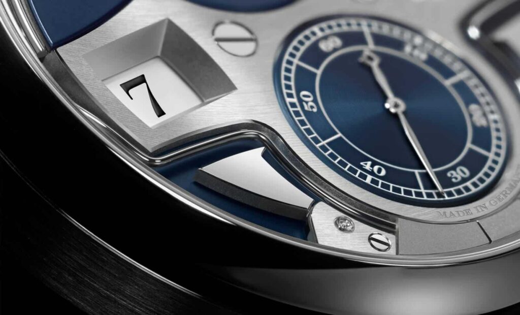 A. Lange & Söhne Zeitwerk Minute Repeater deep-blue dial
