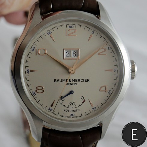Baume & Mercier Clifton Big Date and Power Reserve Ref. 101205 Baume & Mercier Clifton Big Date and Power Reserve Ref. 101205 - SIHH 2015
