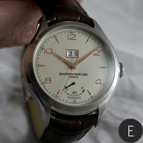 Baume & Mercier Clifton Big Date and Power Reserve Ref. 101205 Baume & Mercier Clifton Big Date and Power Reserve Ref. 101205 - SIHH 2015