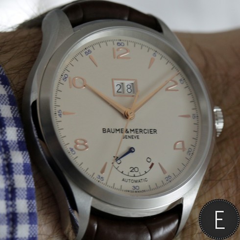 Baume & Mercier Clifton Big Date and Power Reserve Ref. 101205 Baume & Mercier Clifton Big Date and Power Reserve Ref. 101205 - SIHH 2015