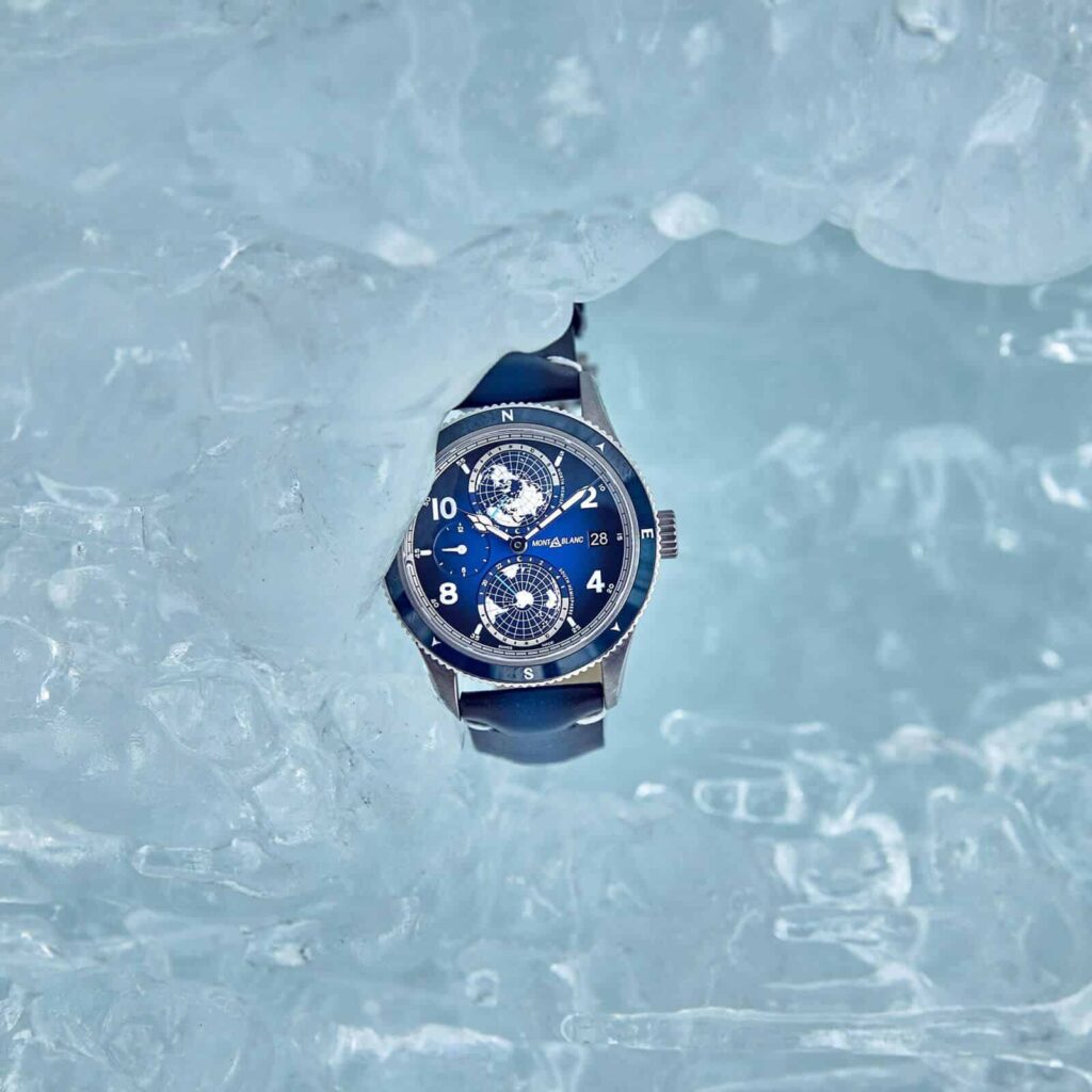 Montblanc 1858 Geosphere in Blue