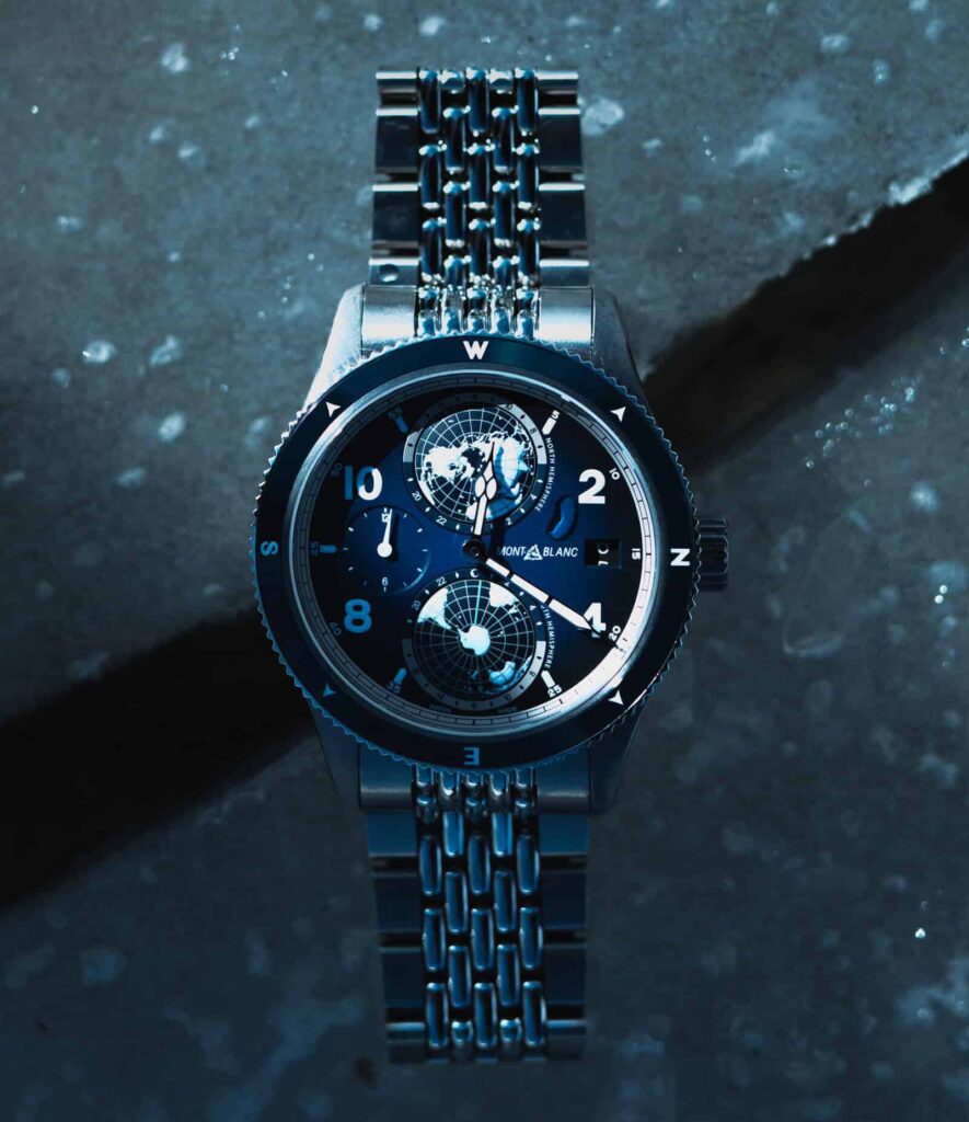 Montblanc 1858 Geosphere in Blue