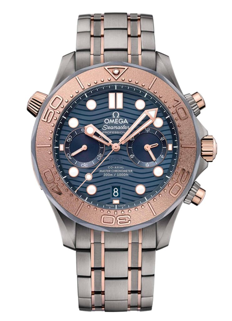 Omega Seamaster Diver 300M - Titanium - Tantalum - Sedna Gold