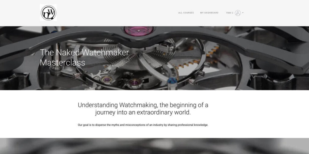 The Naked Watchmaker Masterclass
