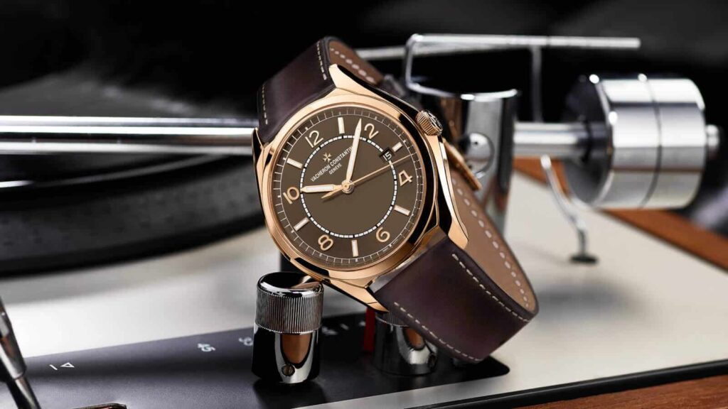 Vacheron Constantin Fiftysix Sepia brown-toned dial and matching calfskin strap