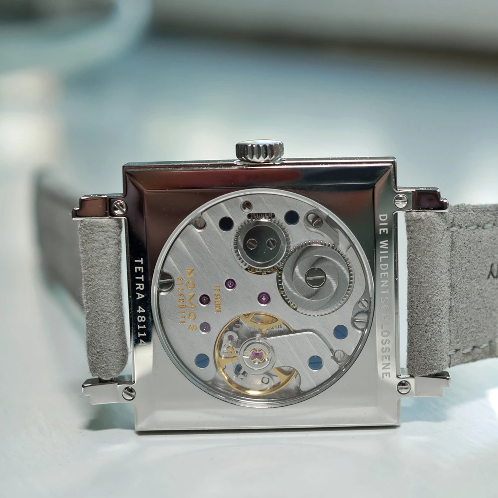 NOMOS Glashütte Tetra history