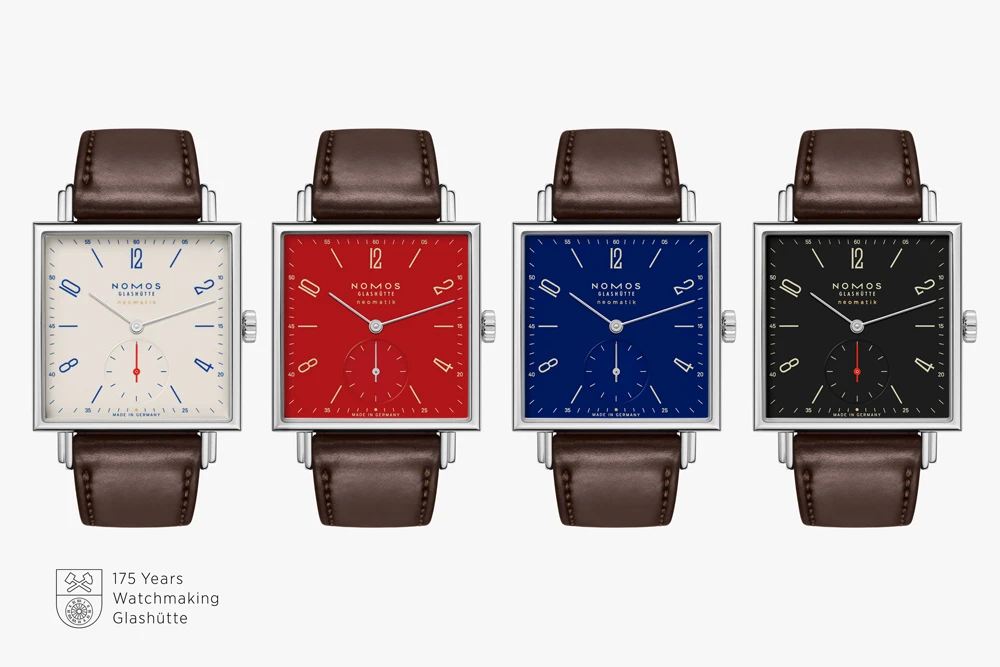 NOMOS Glashütte Tetra history