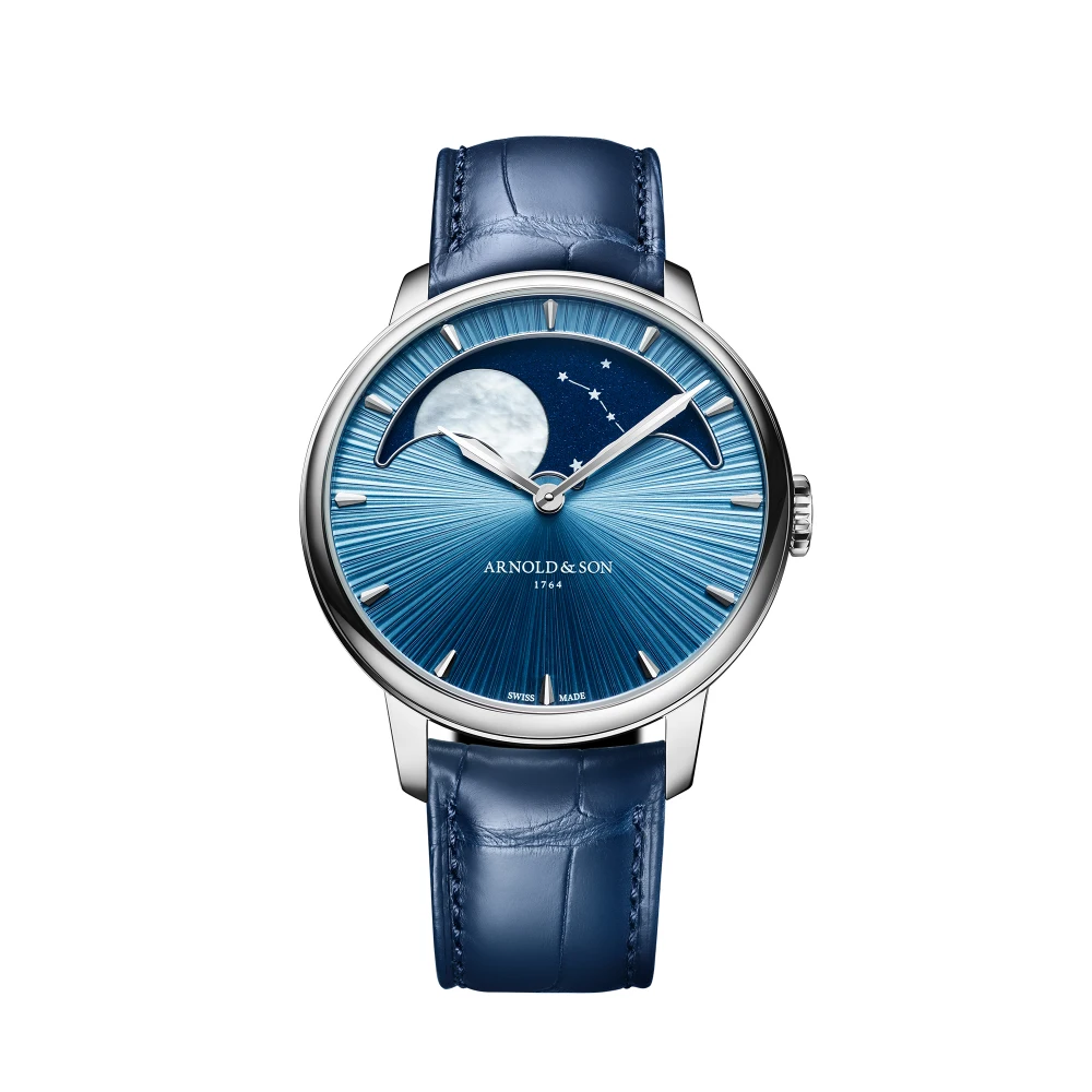 Arnold & Son Perpetual Moon 41.5 Platinum Celestial Blue dial