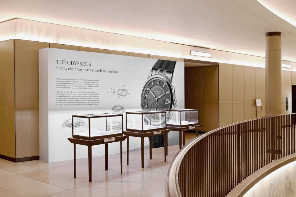 A. Lange & Söhne exhibition at Harrods 2023