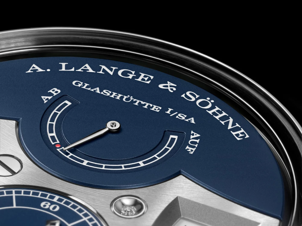 A. Lange & Söhne Zeitwerk Minute Repeater deep-blue dial