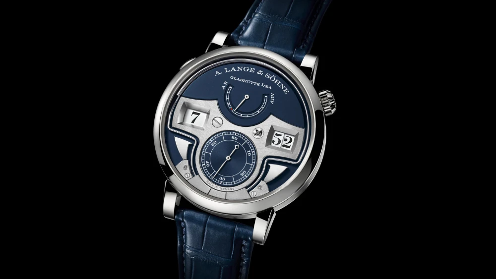 A. Lange & Söhne Zeitwerk Minute Repeater deep-blue dial