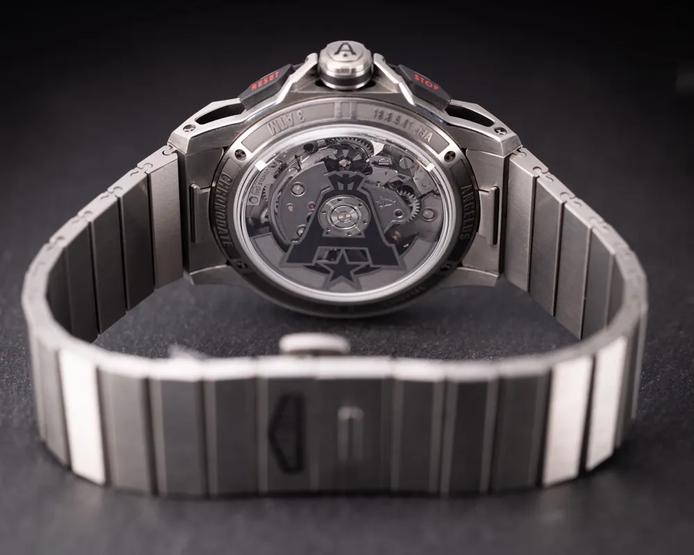 Angelus Chronodate Titanium Storm Blue Edition