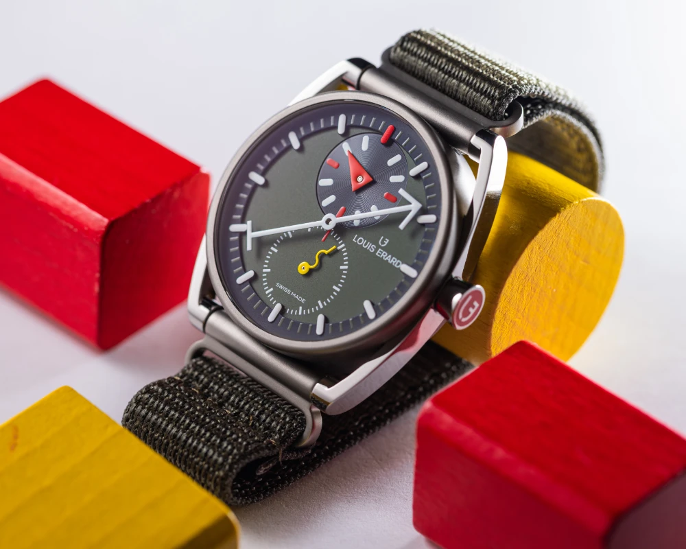 Le Régulateur Louis Erard x Alain Silberstein Khaki