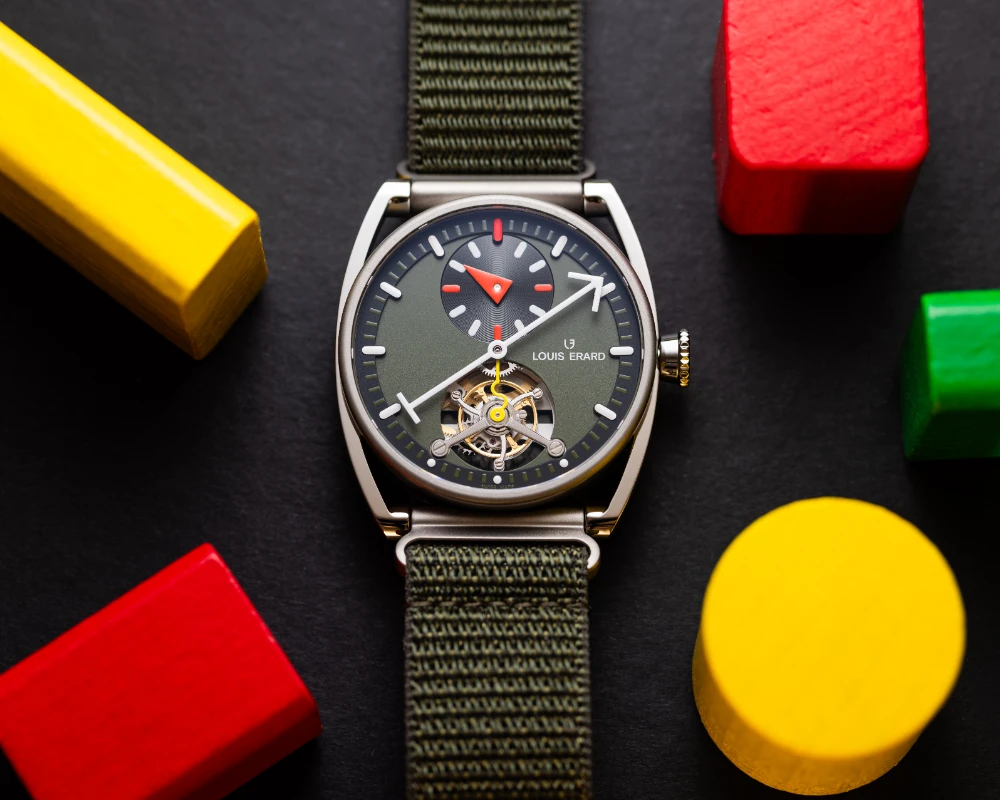 Le Régulateur Tourbillon Louis Erard x Alain Silberstein Khaki
