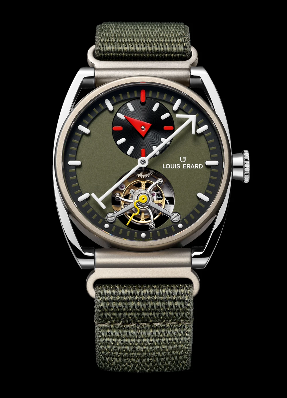 Le Régulateur Tourbillon Louis Erard x Alain Silberstein Khaki
