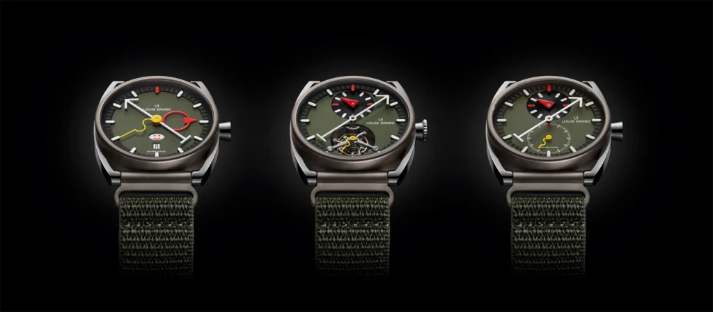 Le Triptyque Louis Erard x Alain Silberstein Khaki