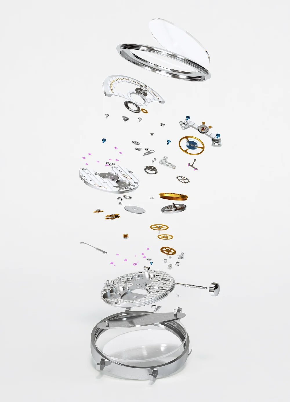 NOMOS Glashütte Calibre DUW 3001