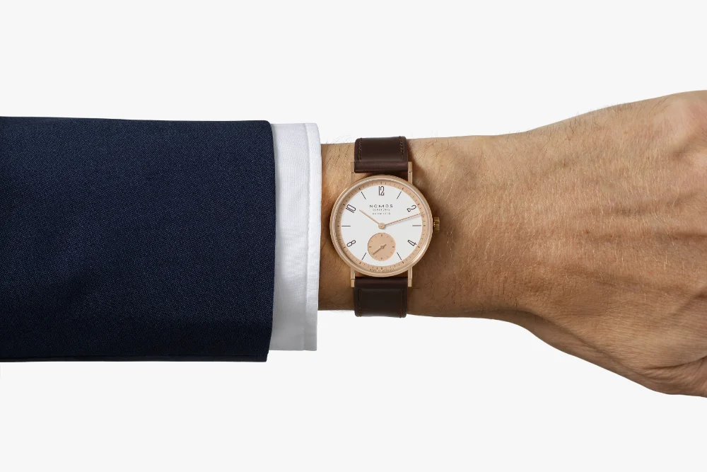 NOMOS Glashütte Tangente rose gold neomatik - 175 Years Watchmaking Glashütte