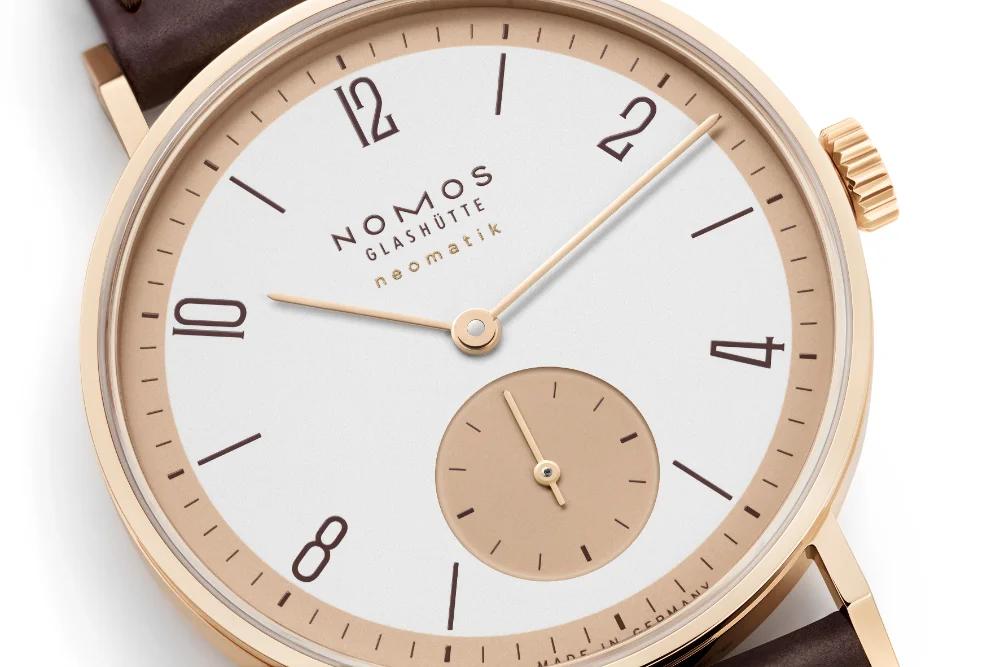 NOMOS Glashütte Tangente rose gold neomatik - 175 Years Watchmaking Glashütte