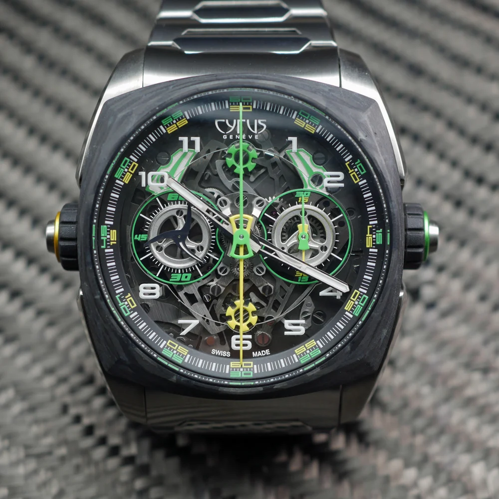 Cyrus Klepcys DICE Lime Carbon