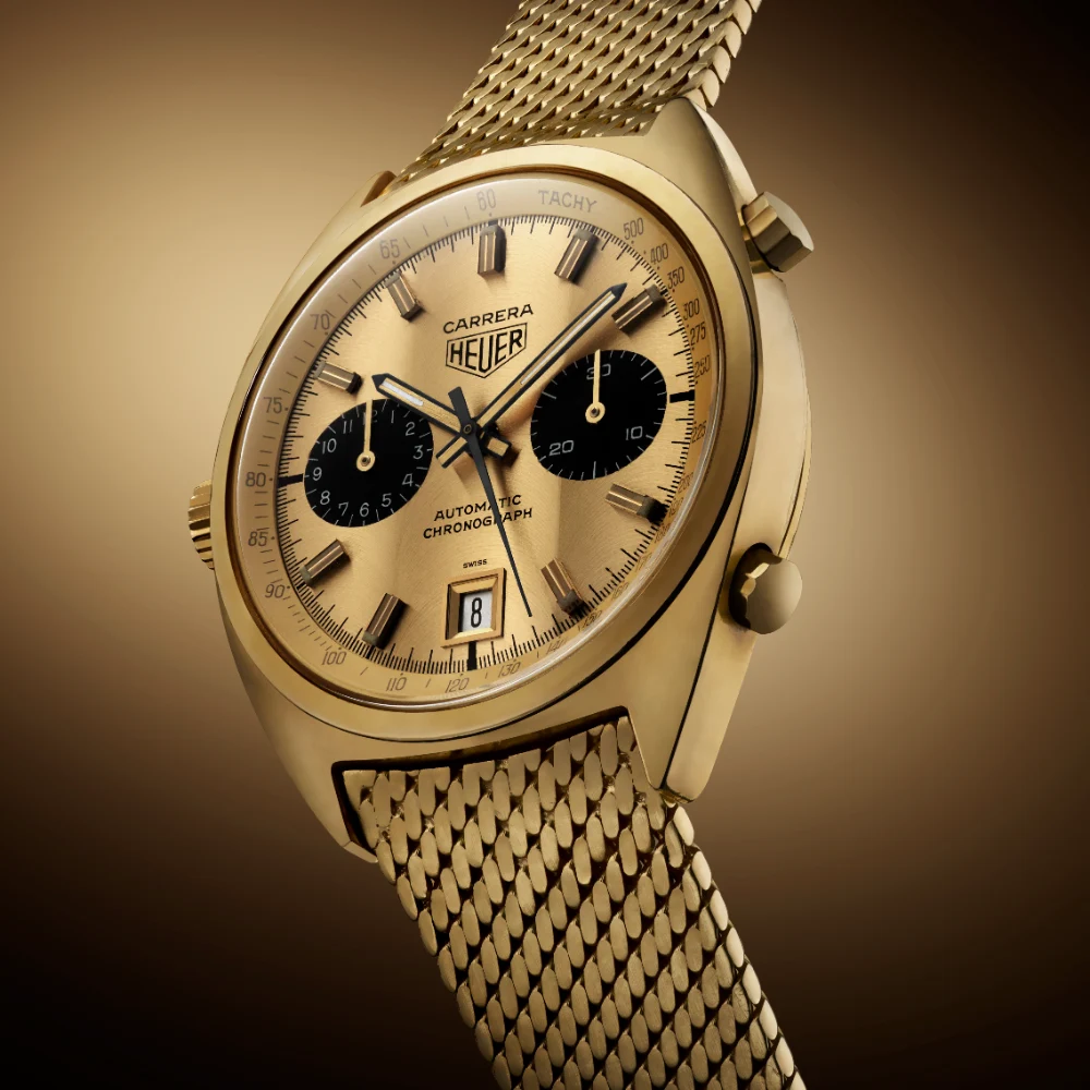 TAG Heuer Carrera Glassbox Chronograph Gold