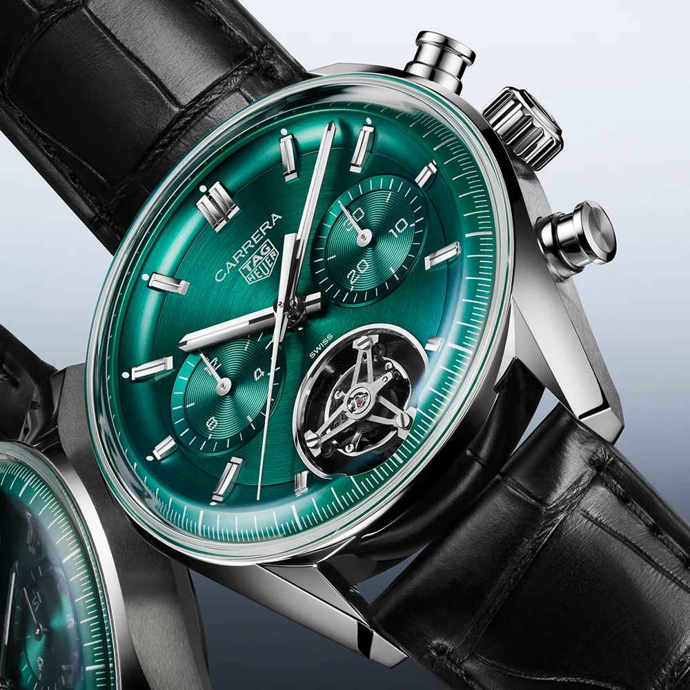 TAG Heuer Carrera Chronograph Tourbillon Green CBS5011.FC6566