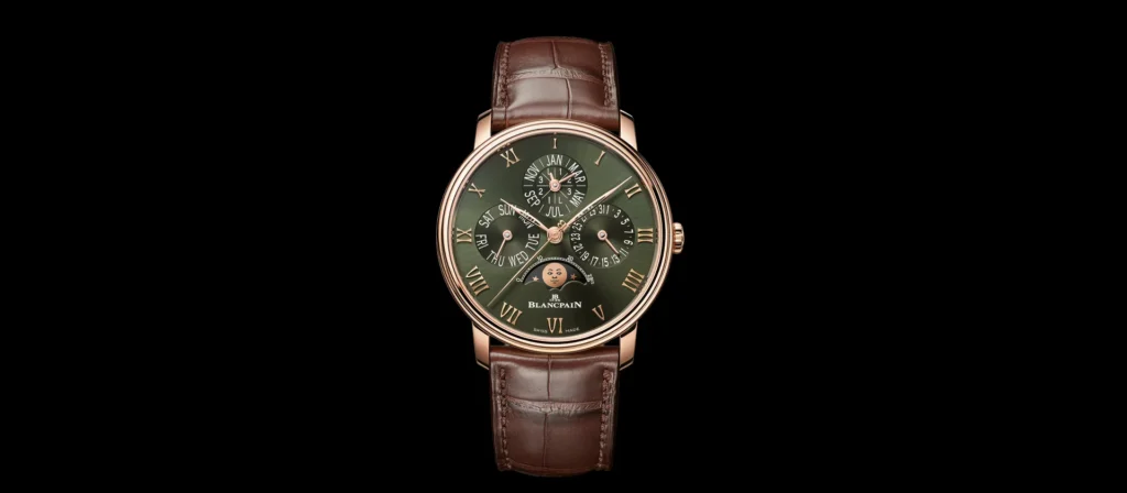 Blancpain Villeret Quantième Perpétuel Green Dial_01